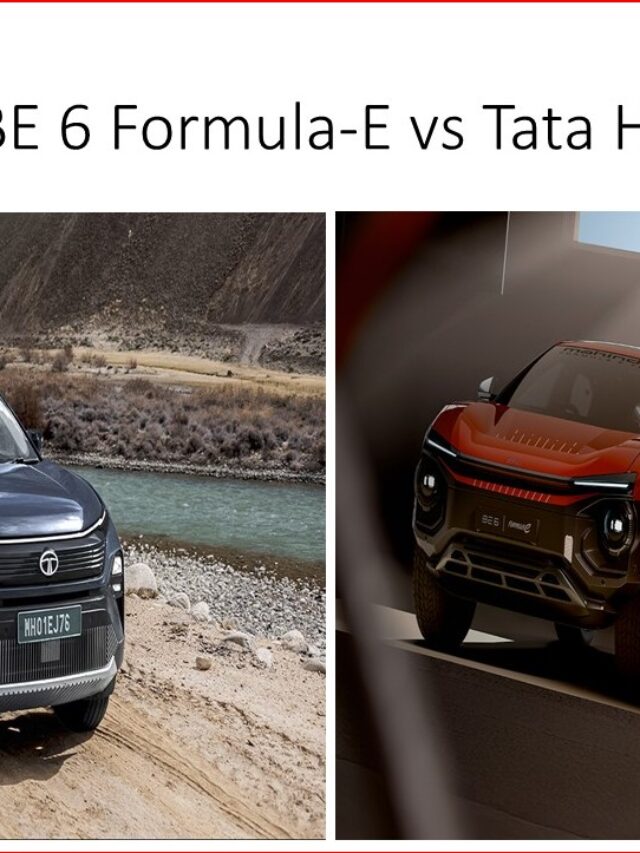 Detailed Comparison: Mahindra BE 6 Formula E Edition vs Tata Harrier EV